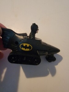 1990's McDonald’s DC Batman Batmobile Car Toy Figure - Friction Toy Vintage