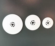 3Pcs Spool Cap Small Medium Large for Most of , Babylock and Some Bernina, White