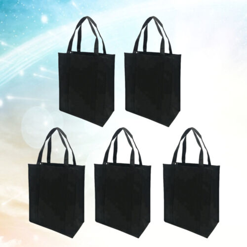  5 sztuk włókniny torba na zakupy wielokrotnego użytku składane torby torebka artykuły spożywcze - Zdjęcie 1 z 11
