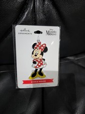 NEW Hallmark 2021 Metal Christmas Ornament - MINI MOUSE Xmas Ornaments 
