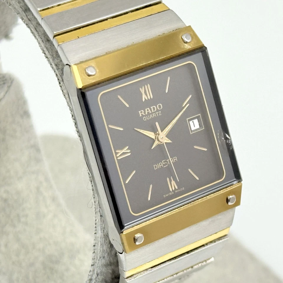 RELOJ RADO DIASTAR 111.0197.3 FECHA MUJER PLATA VINTAGE CUARZO SUIZO F998 Foto 3 de 4