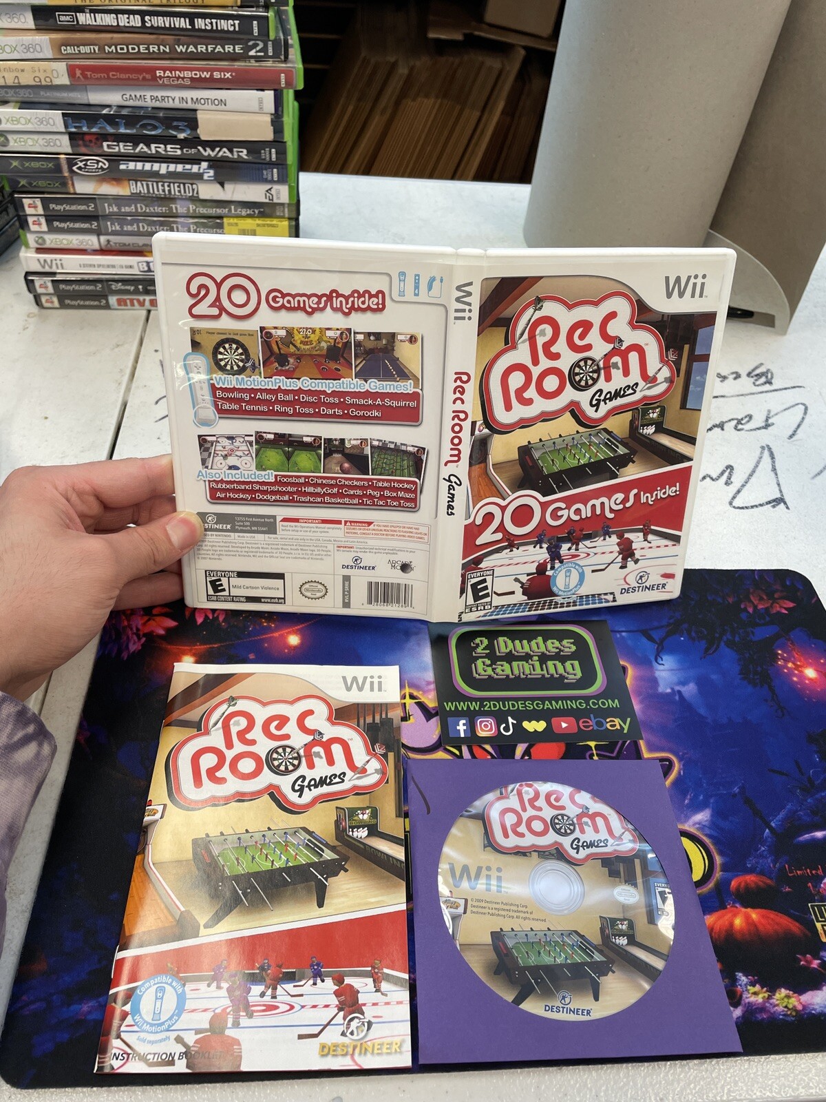 N4 Nintendo Wii Rec Room Complete w/ Manual 828068212896 eBay