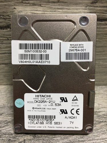 Used operating product Hitachi 2.5 HDD IDE DK226A-21U T-6 - Picture 3 of 3