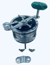 Vintage PENN 49 Deep Sea Saltwater Baitcasting Reel - w/Clamp Kit & Full Line!!