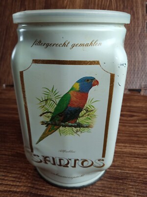 Santos Rostkaffee  Tin 6.75'' x 4'' Blaustirn Amazone, Allfarblori, Ararauna