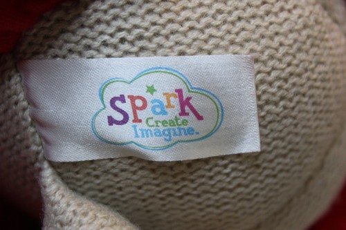 My 1st Christmas Baby Knit Plush Deer Spark Create Imagine Soft Doll 16" w/Tags - Picture 7 of 7