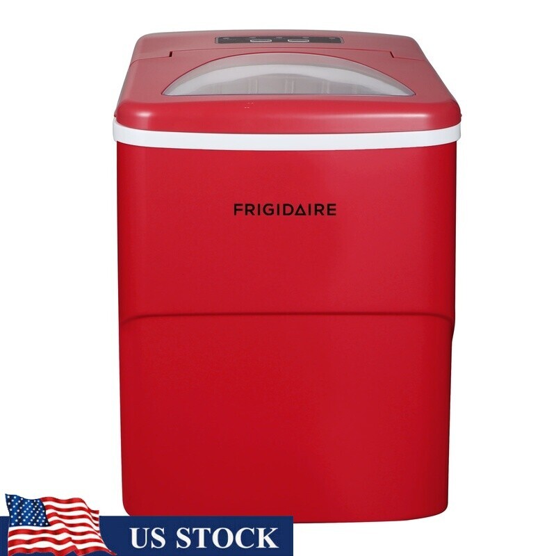 Portable 26Lb Countertop Ice Maker with LED Display and Shovel-image