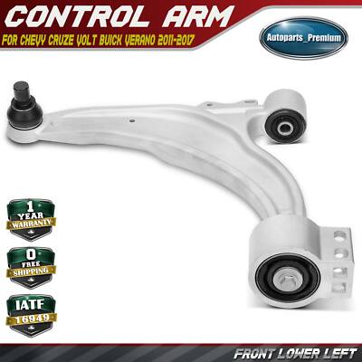 Front Left Driver Side Lowe Control Arm with Bushing for Chevy Cruze 2011-2015