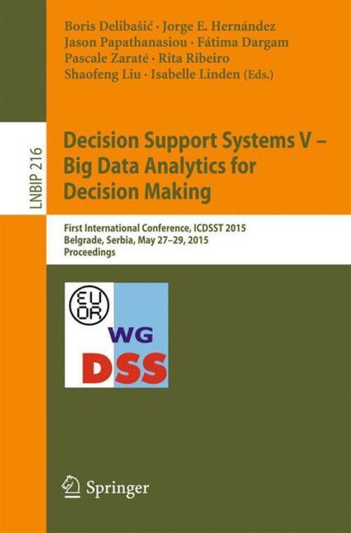 Thumbnail - Boris Deliba¿i¿ (u. A.) | Decision Support Systems V ¿ Big Data