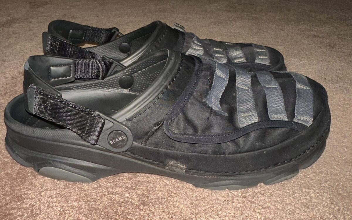 BEAMS x Crocs Classic All Terrain Black Military Clog Men's BEAMS x Crocs Classic All Terrain Black Military Clog Men's