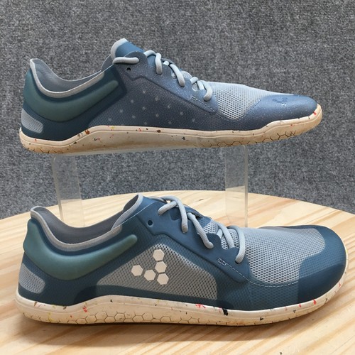 Vivobarefoot Shoes Womens 41 Primus Lite III Sneakers Blue Lace Up Comfort Low