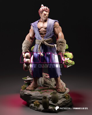Akuma, Resin 1:9 Scale  23 CM Model Kit Painted 3d Printed GK Statue Figure