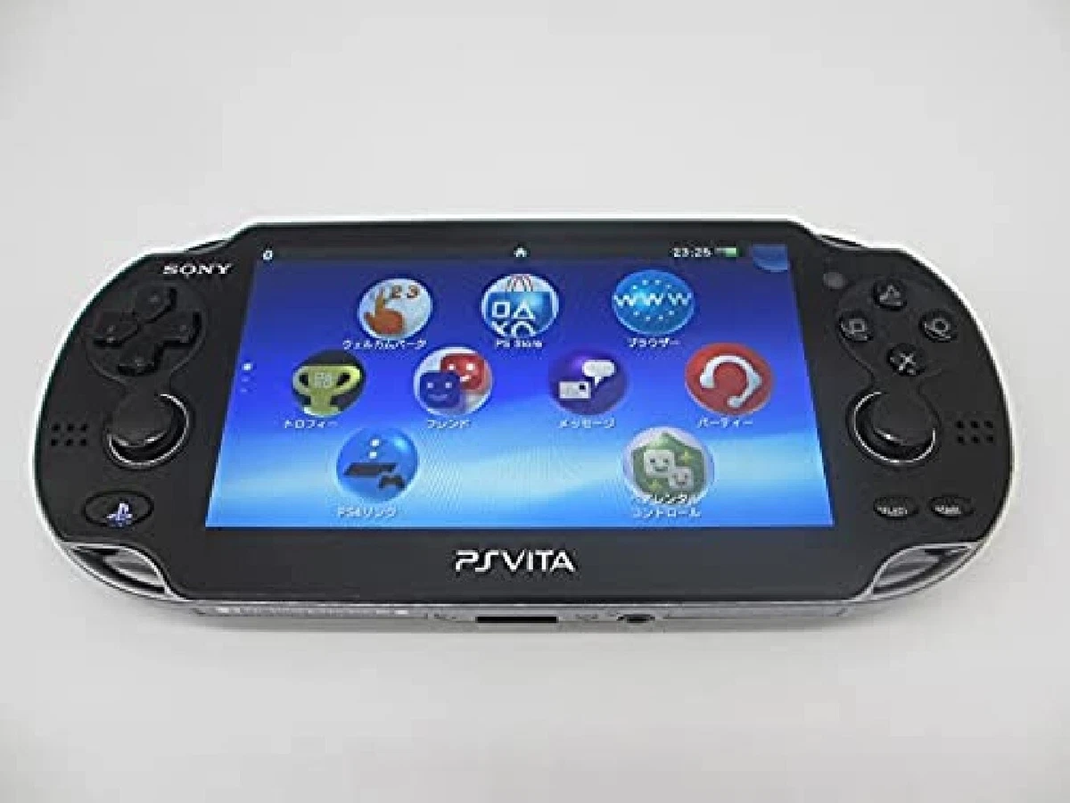 Playstation vita 3G/Wi-Fi model CRISTAL BLACK PCH-1100 only