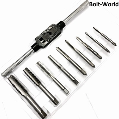 10 STÜCK METRISCH STAHL GEWINDEBOHRERSCHLÜSSEL GEWINDE REPARATUR GEWINDEBOHRER GRÖßEN M3 M4 M5 M6 M8 M10 M12