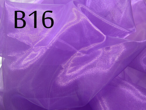 Bxx Thick Sparkle Crystal Organza Sheer Fabric Bridal dress Decorative Material - Picture 58 of 124