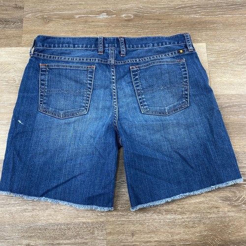 LUCKY BRAND Abbie Short Stretch Blue Denim Jean Shorts Women's Size 10 / 30 - Picture 3 of 10