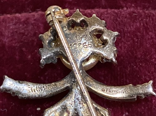 Vintage Trifari Sterling Pair Katrinka and Hans Sterling Vermeil Boy / Girl Pins - Zdjęcie 6 z 14