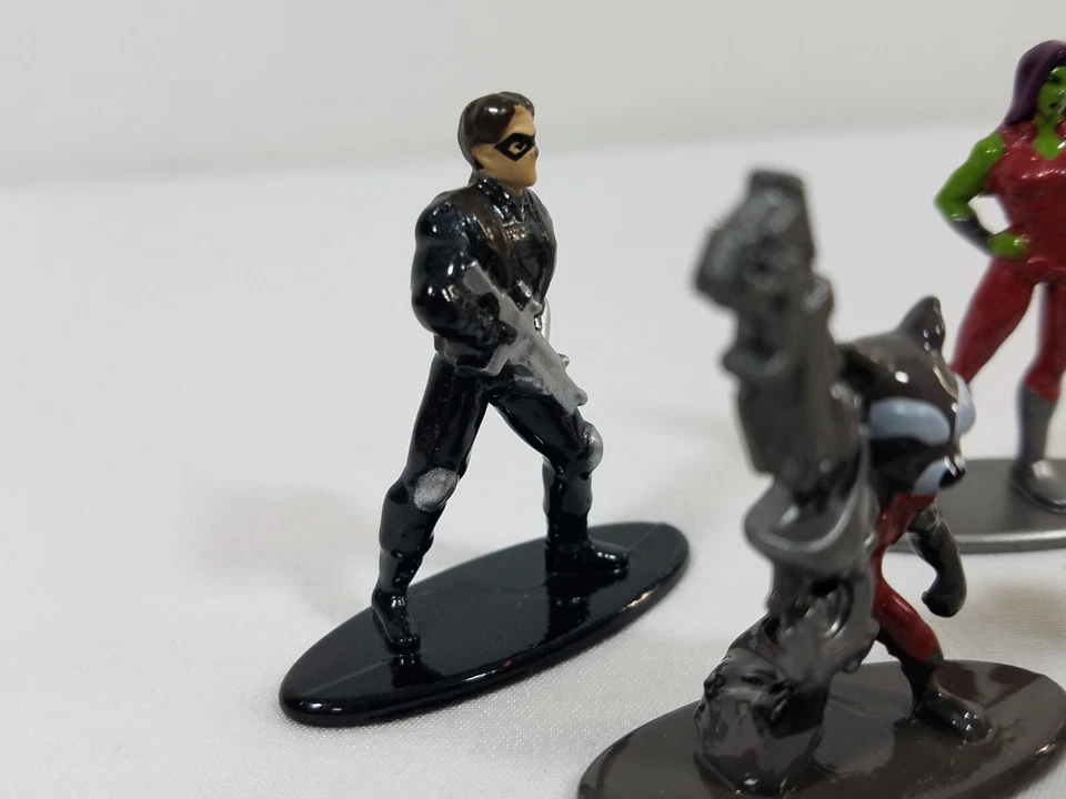 Marvel Nano Metalfigs MiniFiguras DieCast Metal Lote de 5 Figuras Groot Rocket Foto 4 de 4