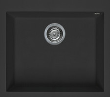 Lavello Elleci Incasso Cucina Quadra 1 Vasca LKQ10586NA 57x50 Nero