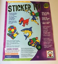 Discovery Toys Sticker It Works like Magic- Paint Becomes the Sticker Art Kit