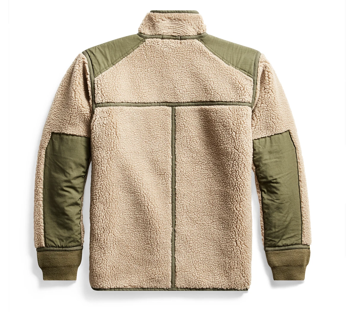 RRL New Ralph Lauren Vintage Ripstop Paneled Fleece Jacket Men's XL Extra-Large