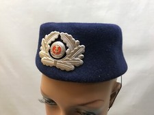 TRAPO Damen Käppi Frauen Filzhut Mütze Kaffeebohne Bahnpolizei Transportpolizei