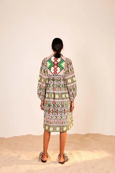 PALM ANGELS Abito amuleto Anthropologie FARM Rio taglia M