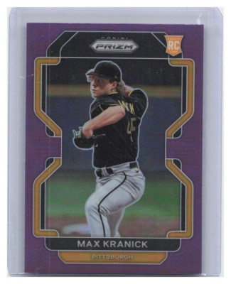 Max Kranick 2022 Prizm Baseball - #185 RC PURPLE - Pittsburgh Pirates
