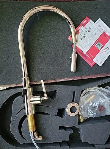 Rubinetto cucina estraibile singolo foro Rohl Lombardia A3430LMPN-2 GPM - Foto 12 di 21