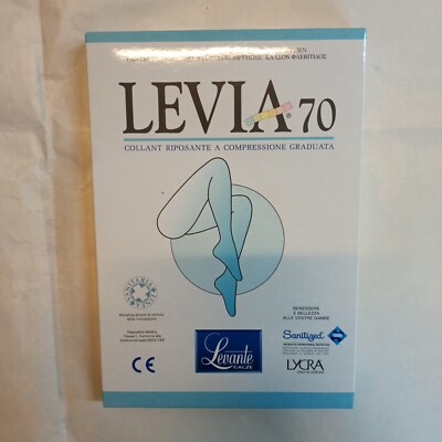 Offerta Paia di collant donna Levante Levia 70 Den Compressione Graduata 