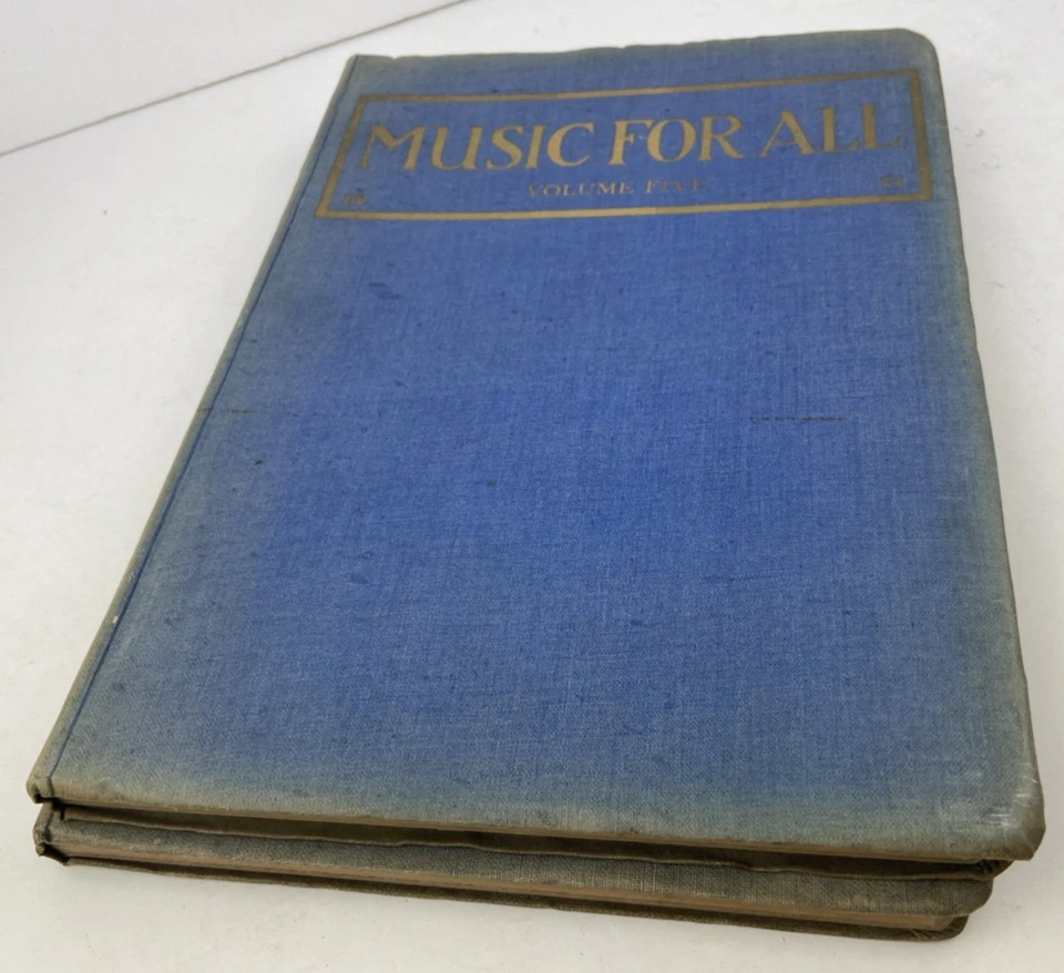 Music For All Volume 3 & 5. Vintage Antique Rare Sheet Music Books For Piano. GC - Image 3 of 4