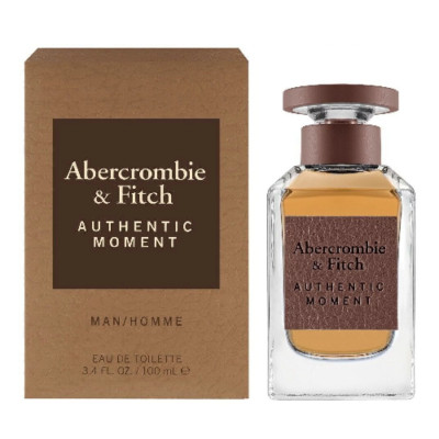 Authentic Moment by Abercrombie & Fitch 3.4 oz EDT Cologne for Men New In Box
