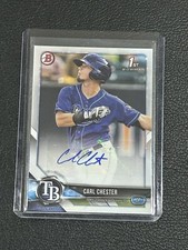 2018 Bowman Prospect Auto Carl Chester #PA-CC TC1