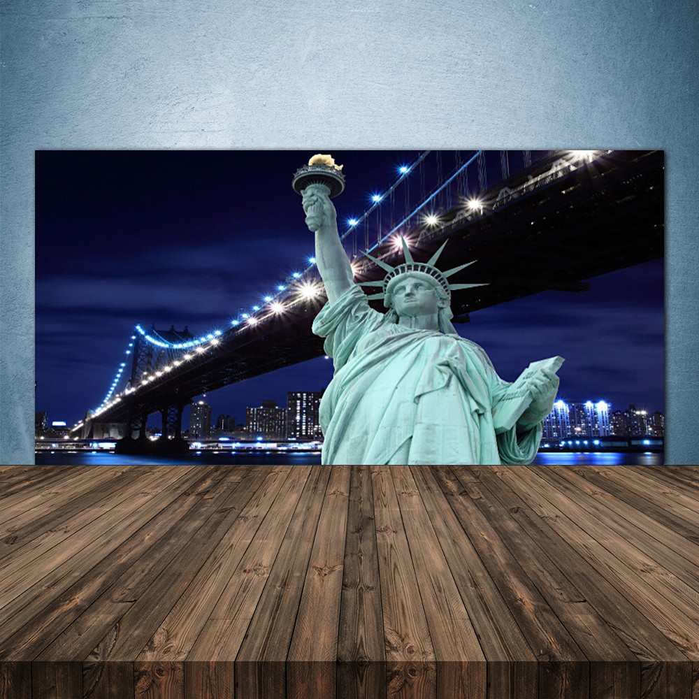 Crédence de cuisine New York 140x70cm avec verre trempé haute résistance