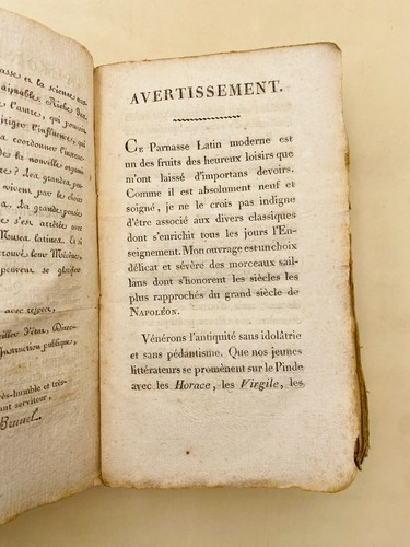 Parnasse latin moderne - Tome I - J. Brunel - 1808 - Picture 5 of 14