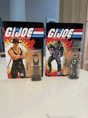 New ListingGI Joe Sgt Slaughter & Leatherneck Retro O-Ring Transformers Kup Triple T Mashup