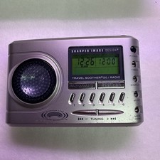 Sharper Image Travel Soother 20 Radio Alarm Clock SI621 - No Power Adapter