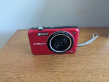 Samsung ES80 12.0MP 5x Optical Zoom Digital Camera Red Works No Battery