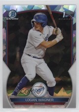 2023 Bowman Chrome Prospects Atomic Refractor Logan Wagner #BCP-36 0c2