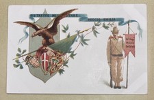 Postcard Reggio Emilia Military District 20 Regg Territorial Militia 1900 NV