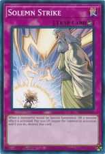 Solemn Strike - SR10-EN039 - Common - 1st Edition Lightly Played Structure Deck: