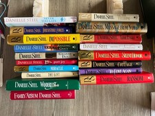 Lot Of 18 Danielle Steele Hardcover Books - Never Too Late, Miracle, Family Albu
