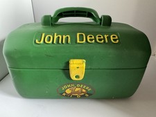 Vintage John Deere Kids Pretend Play Tool Set with Green Tool Box
