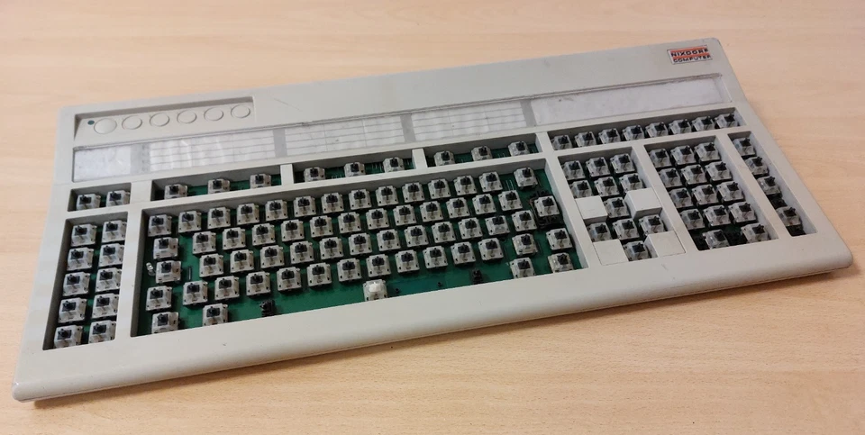 Nixdorf Computer CT06-CT07/2 M 9 Softkeys Nixie Vintage Keyboard Tastatur 1989 1