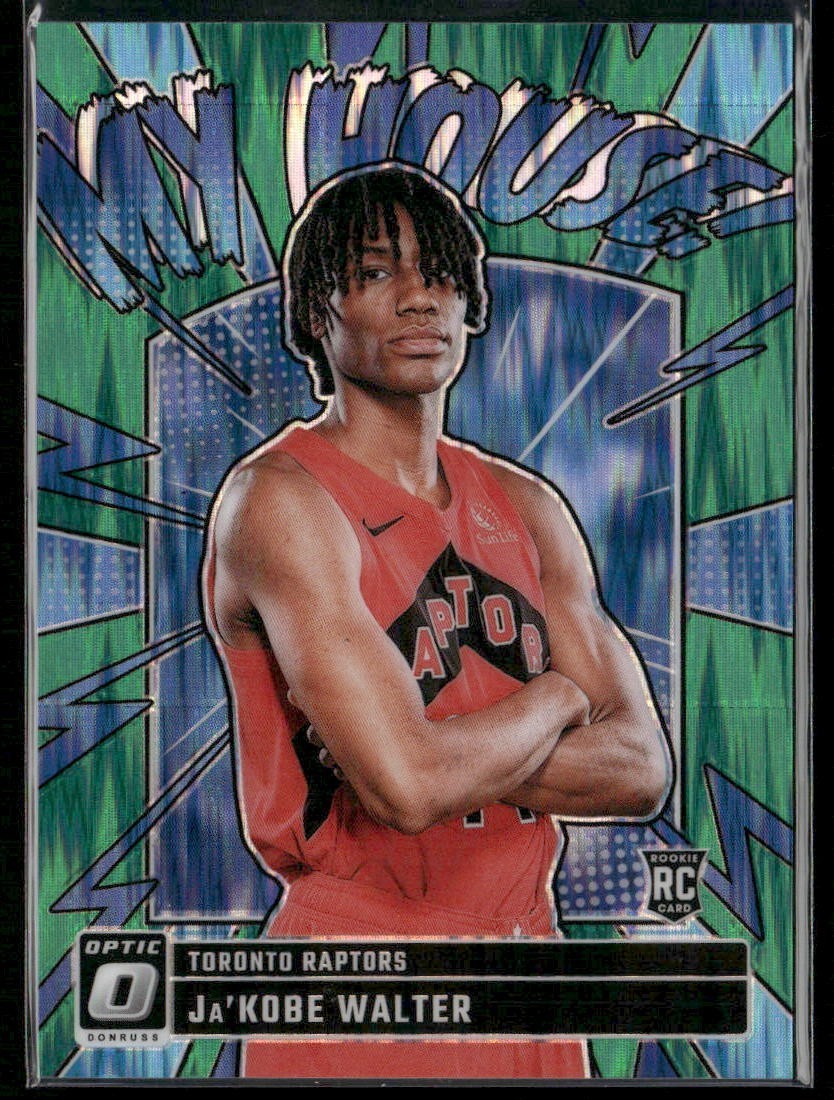 2024-25 Optic - My House Ja'Kobe Walter #10   Green Shock Prizm /149