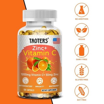 Zink-VitaminC-Kapseln für ein starkes Immunsystem und einen aktiven Stoffwechsel