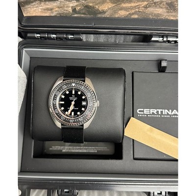 New Certina DS SUPER PH1000M Black Dial 43.5mm Men's Watch
