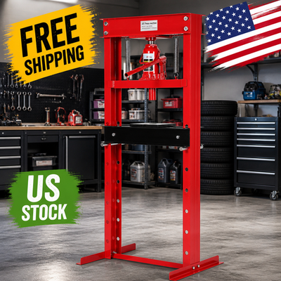 #ad Hydraulic Press 20 Ton Hydraulic Shop Press H Frame Garage Floor Adjustable Shop $178.59
