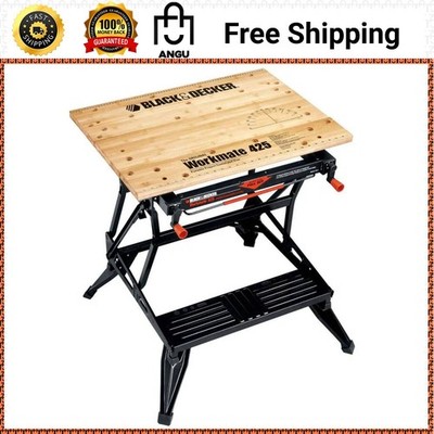 BLACK+DECKER Workmate 425 Portable Folding Workbench & Vise WM425 30 in Table