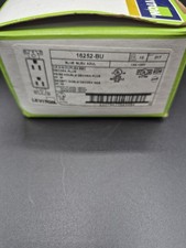 10PK Leviton 16252-BU 15 Amp Commercial Grade Self Grounding Duplex Outlet Blue